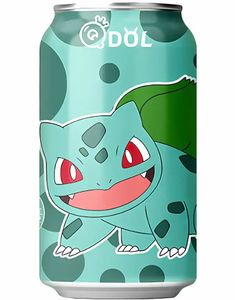 Pokemon Bulbasaur Grape Sparkling Water - Kullsyrevann med Druesmak 330 ml (Asia Import)