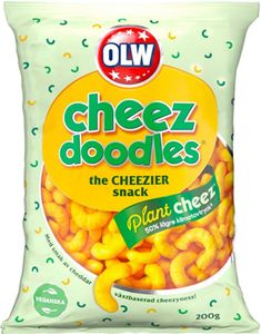 OLW Cheez Doodles Plant Cheez 200 gram (Vegansk)