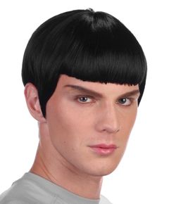 Spock Inspirert Svart Parykk