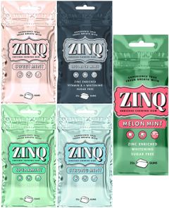 Taste Them All -  Zinq Tyggegummi Pose - Fem Smaker - Pakketilbud