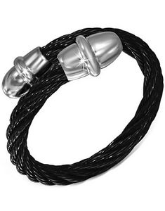 Berlin - Svart Ring i Tvinnet Stål