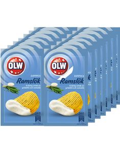 16 stk Ramslök Dipmix - Smak av Ramsløk - Hel Eske 384 gram