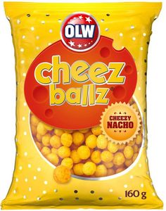 OLW Cheez Ballz Cheezy Nacho 160 gram