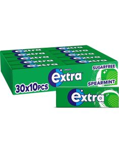30 stk Extra Spearmint Tyggegummi Pakker - Hel Eske 420 gram