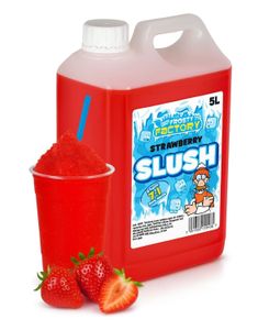 Strawberry Slush-Konsentrat - 40 liter Ferdig Slush - Crazy Factory