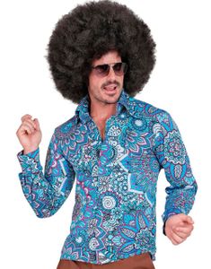 60-talls Mandalamønstret Kostymeskjorte til Herre