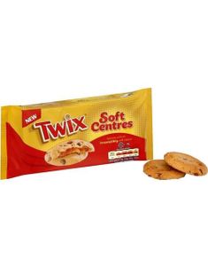 Twix Caramel Centres - Kjeks med Sjokoladebiter og Karamellfyll 144 gram