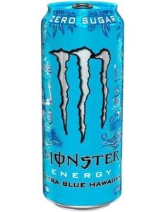 Monster Energy Ultra Blue Hawaiian Zero - Sukkerfri 473 ml (USA Import)