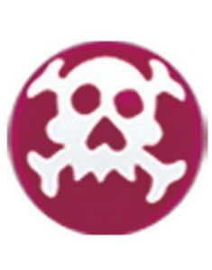 Skull - Lilla Akrylkule