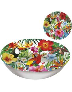 Skål med Hawaiimotiver 31,5x5,5 cm 