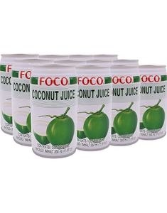 24 stk FOCO Coconut Drink 350 ml - Hel Eske (Thailand)