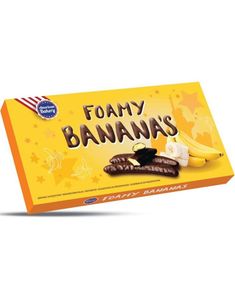 American Bakery Foamy Bananas - Skumbananer med Sjokolade 136 gram (USA Import)