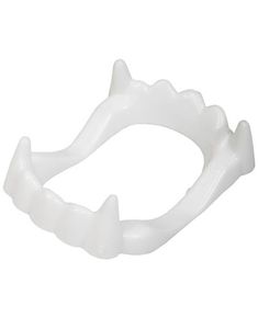 Hvite Plastikk Vampyrtenner