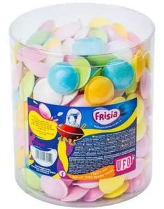 DATOVARE - 300 stk Flying Saucers - STOR Boks med Syrlige UFOer (30.11.2025)