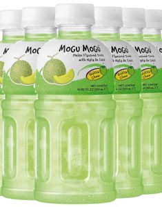 6 stk av Mogu Mogu Nata De Coco - Melonjuice med Kokosgelebiter 320 ml - Hel Pakke (Thailand)
