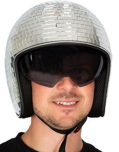 Morsom Discokule Hjelm med Visir