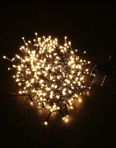 11 meter Lang Lysslynge med 560 Varmhvite LED-lys - Innen- og Utendørsbruk