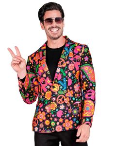 70-Talls UV Glow Hippie Dressjakke