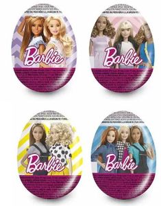 1 stk Barbie Surprise Egg - Sjokoladeegg med Barbie Leke