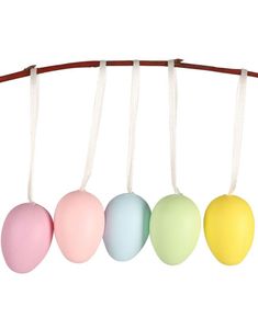 Flerfarget Påskeegg Dekorasjon 4 cm