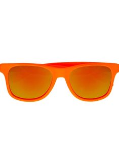 Kostymebriller i Wayfarer-Stil - Orange