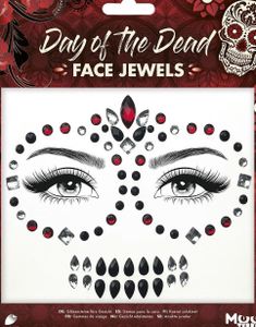 Day of the Dead Ansiktsstener / Smykker