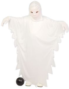 Hvitt Spøkelsekostyme til Barn