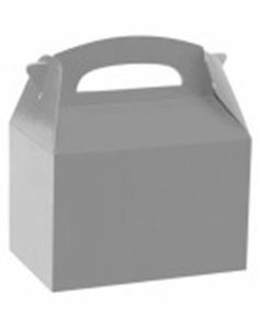 Party Eske 18x15x10 cm - Sølvfarget