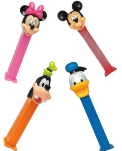 Taste Them All - Pez Disney Figurer - Fire Varianter - Pakketilbud 