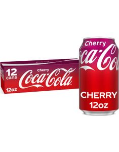 DATOVARE - 12 stk Coca Cola Cherry 330 ml - Helt Brett (USA Import) (08.12.2025)