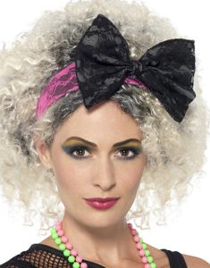 80-Talls Hårbøyle med Blonder og Sløyfe