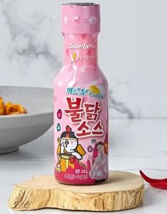 Samyang Buldak Hot Chicken Spicy Carbonara Sauce - Kjempesterk Chilisaus 165 gram (Korea)