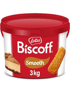 3 kg Stor Bøtte med Lotus Biscoff Spread/Kjekskrem
