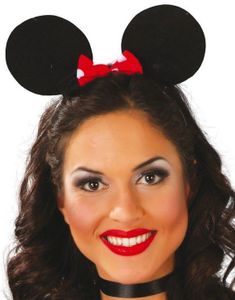 Minnie Mus Inspirert Ører med Sløyfe