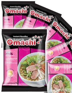 30 stk OMACHI Noodles Rib Soup Style - Potetnudler med Svineribbesmak - Hel Eske 2,37 kg  (Vietnam)