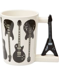 Keramikk Krus med Gitarformet Håndtak