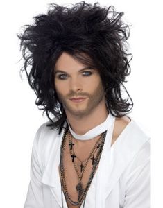Russell Brand Parykk  - Svart
