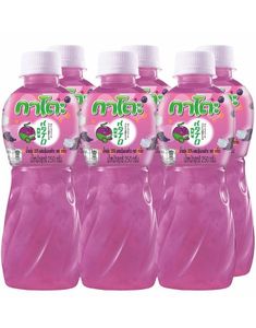 DATOVARE - 6 stk Grape Juice With Nata De Coco - Juice med Druesmak og Kokosbiter - Hel Eske 1,92 Liter (Thailand) (25.03.2026)