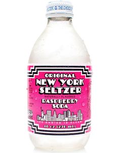 Original New York Seltzer Raspberry Soda - Brus med Bringebærsmak 296 ml (USA)