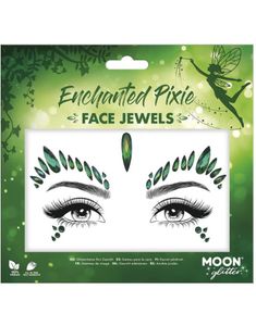 Enchanted Pixie Grønne Ansiktsstener / Smykker