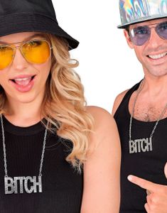 Bitch - Sølvfarget Smykke