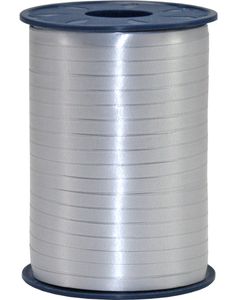 500 meter Sølvfarget Ballongbånd / Gavebånd - 5 mm Bred