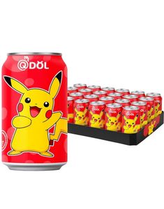 24 stk Pokemon Strawberry Sparkling Water - Kullsyrevann med Jordbærsmak 330 ml - Helt Brett (Asia Import)