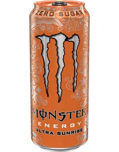 Monster Energy Ultra Sunrise Zero - Sukkerfri 473 ml (USA Import)