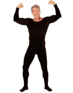 Svart Bodysuit med Lange Ermer 