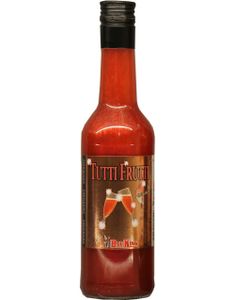 BarKing Tutti Frutti - Drinkblanding med Tutti Fruttismak og Glitter i Glassflaske 35 cl