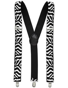 Sebramønstret Buksesele i Svart og Hvit