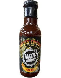 Kickin' Chicken Medium Hot Wing Sauce - Mediumsterk Chipotle Kylling-Vingesaus/ BBQ Marinade 410 gram (Costa Rica)