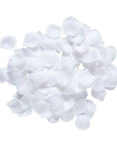 150 stk Hvite Roseblader