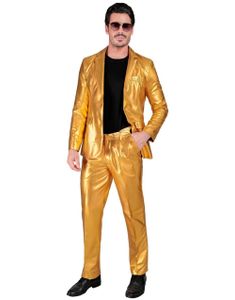 Gullfarget Kostymedress til Herre